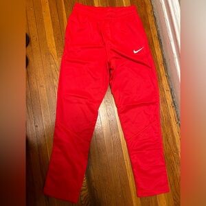 Nike red therma fit Youth XL pants